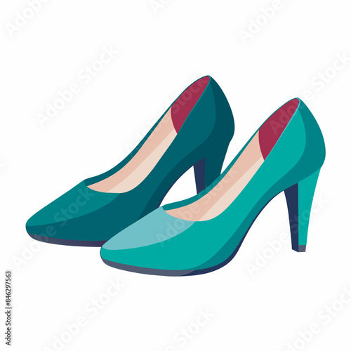 pair of female shoes
