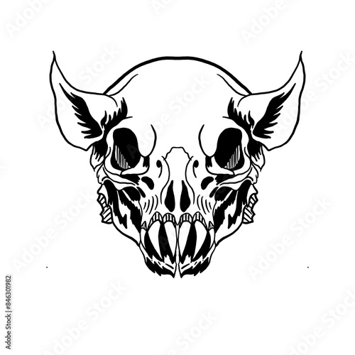 transparent pig skull culture illustration PNG