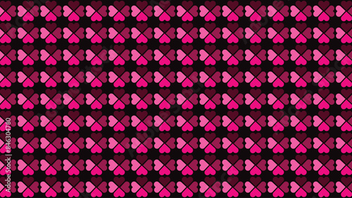 Abstract love symbol repeated pattern background