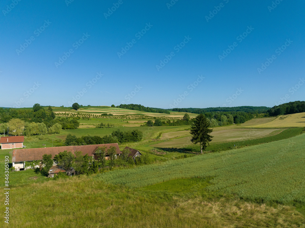 A village in rural Slavonia region, Croatia A village in rural Slavonia region, Croatia