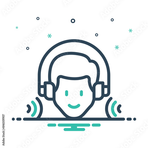 Mix icon for listening