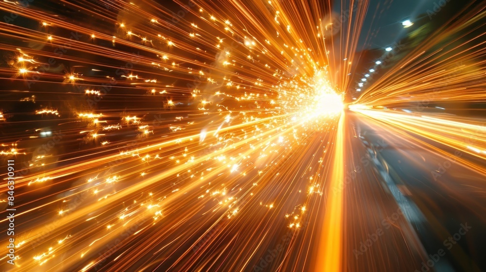 Dynamic Chaos of Light Rays in Abstract Speed Spread Dynamic Chaos of Light Rays in Abstract Speed Spread