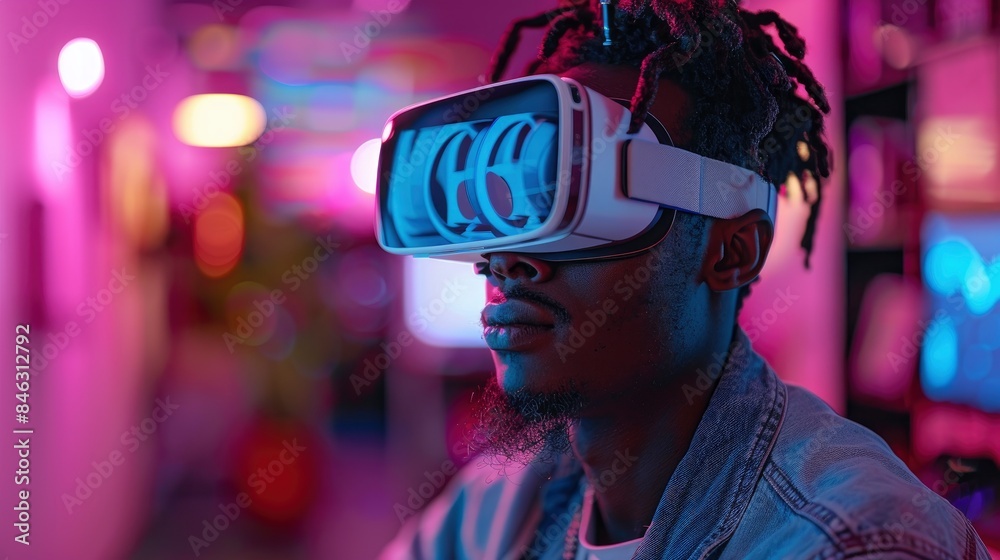 A Visionary Software Developer Working On A Virtual Reality Project, Pushing The Boundaries Of Immersive Experiences A Visionary Software Developer Working On A Virtual Reality Project, Pushing The Boundaries Of Immersive Experiences