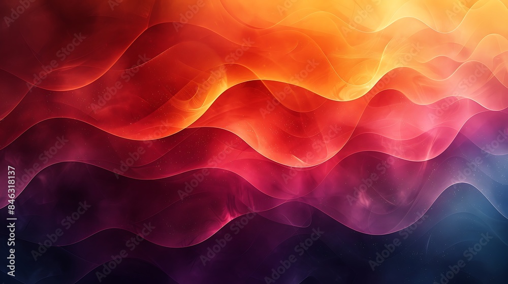 An abstract background with gradient circles fading from the center to the edges, smooth transitions, vibrant hues of red, orange, and yellow, hd quality, glossy finish, digital painting. An abstract background with gradient circles fading from the center to the edges, smooth transitions, vibrant hues of red, orange, and yellow, hd quality, glossy finish, digital painting.