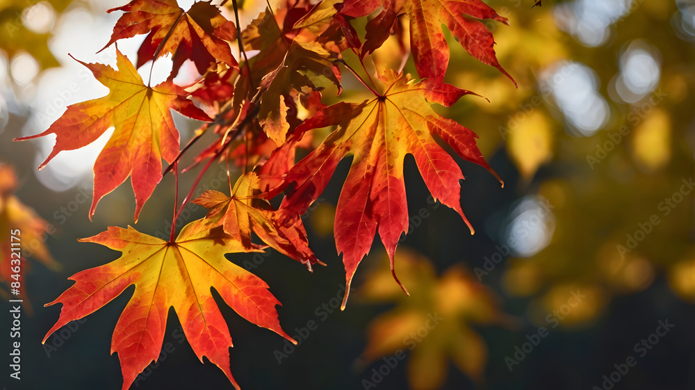 Elegant Autumn Web Banner Maple Leaves & Year-End Events Elegant Autumn Web Banner Maple Leaves & Year-End Events