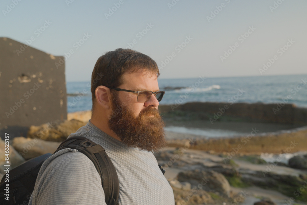 man on the beach man on the beach