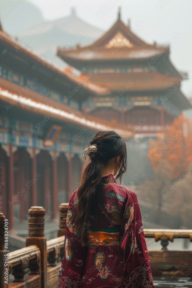 Exploring the Imperial Palace in Traditional Hanfu Generative AI Exploring the Imperial Palace in Traditional Hanfu Generative AI