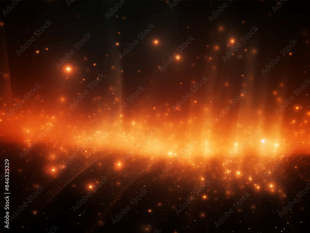 Fire embers particles over black background. Fire sparks background. Abstract dark glitter fire particles lights Fire embers particles over black background. Fire sparks background. Abstract dark glitter fire particles lights
