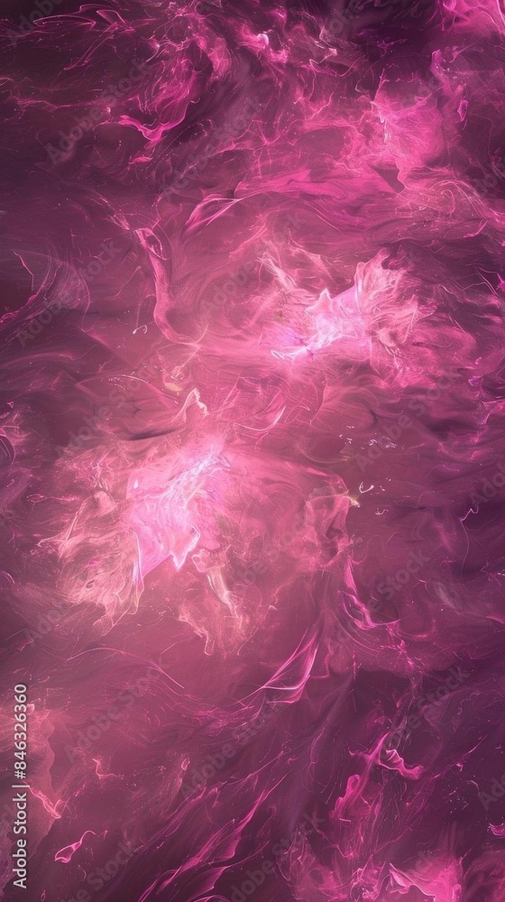 Watercolor Sky Art with Magenta Clouds Watercolor Sky Art with Magenta Clouds