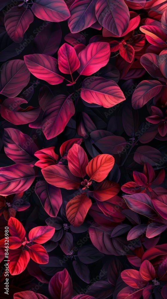 Vibrant Pink Flower Petals in Lush Setting Vibrant Pink Flower Petals in Lush Setting