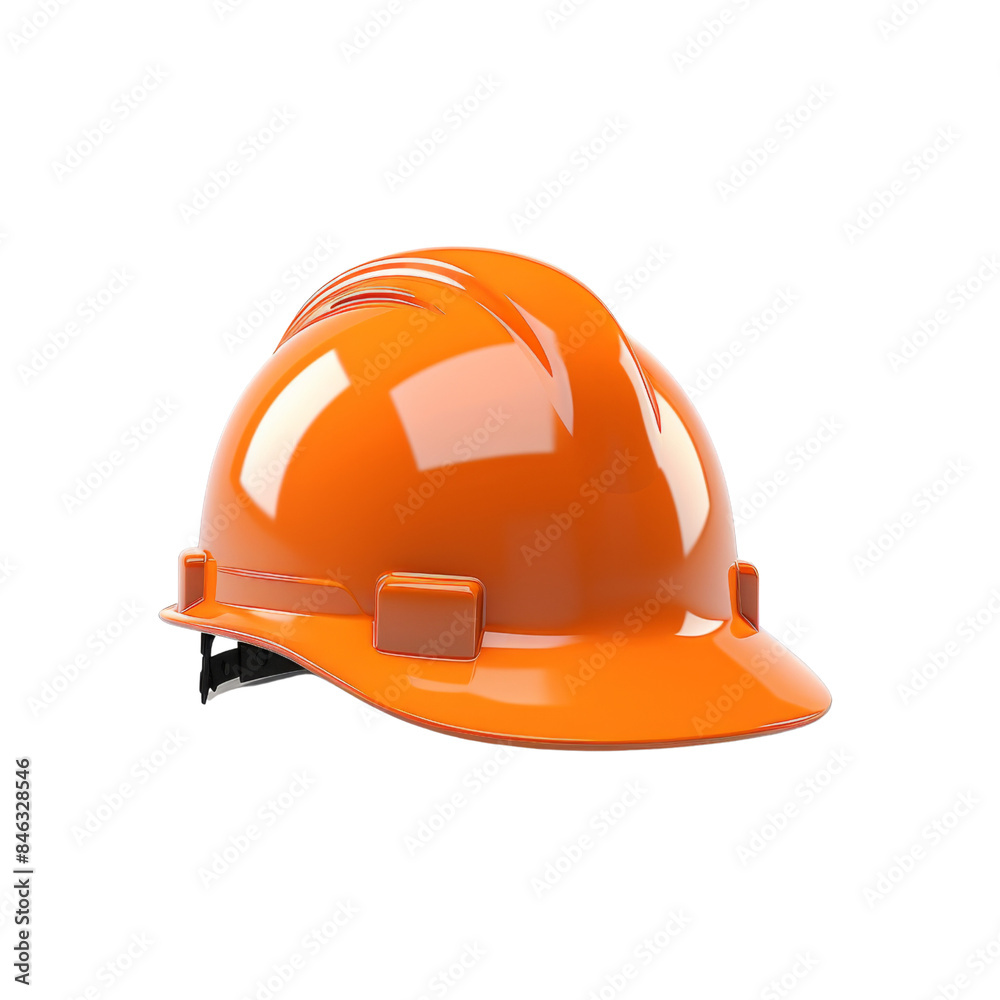 Fireman and hard safety orange helmet cap hat isolated on transparent or white background Fireman and hard safety orange helmet cap hat isolated on transparent or white background