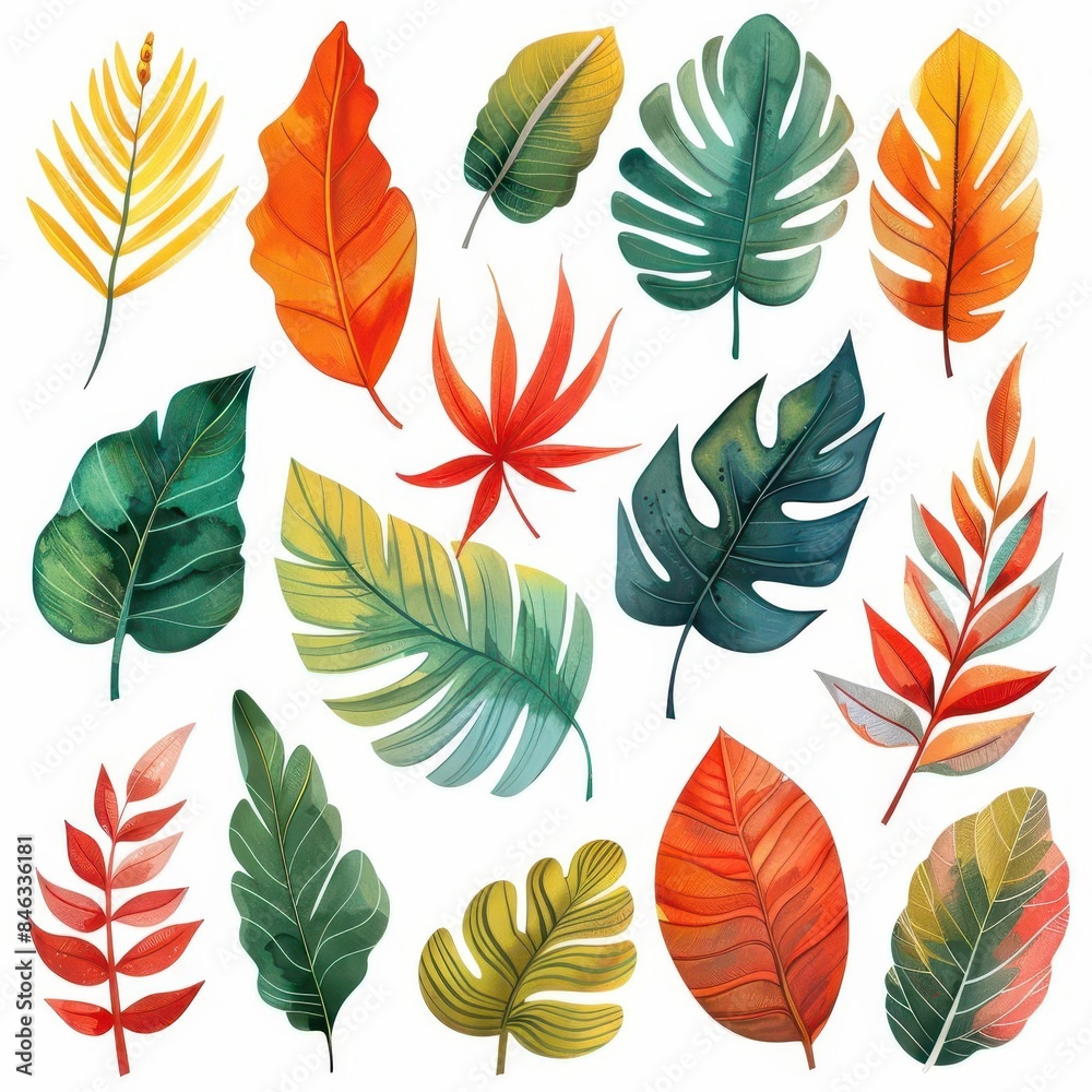 Isolated leaves clipart for digital and print design projects is available for download. Isolated leaves clipart for digital and print design projects is available for download.