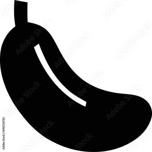 Minimalist Icons, Essence of Fruit - A Banana Portrayal