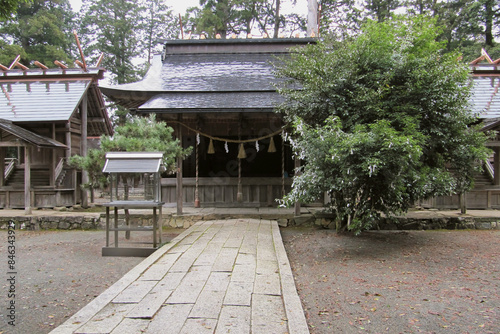 元伊勢下宮豊受大神社の拝殿／日本京都府 photo