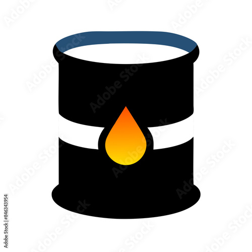 Barrel of petroleum, Oil drum container. Barrel with crude oil, Gasoline, diesel, butane
