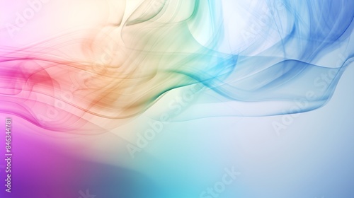Soft colored smoke background