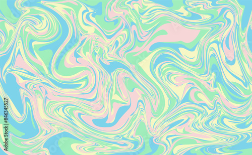 Abstract background with colorful waves. Trendy vector illustration in style color.
