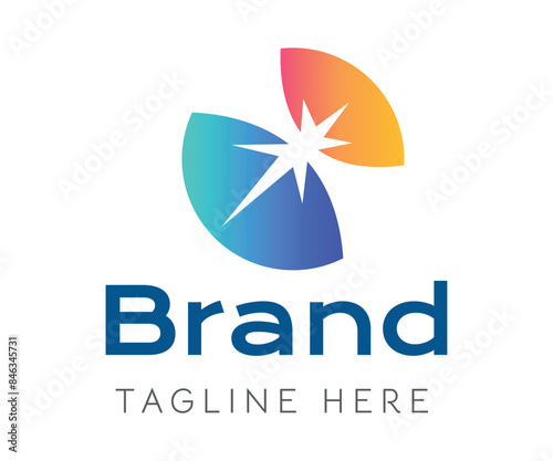 Sun logo icon design template elements. Usable for Branding and Business Logos.
