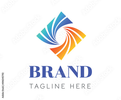 Rhombus logo icon design template elements. Usable for Business and Technology Logos.
