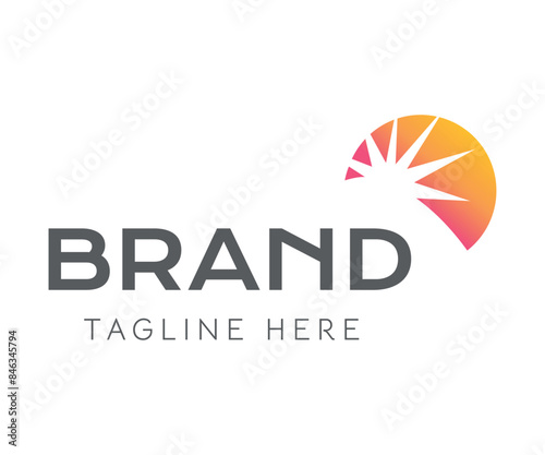 Sun logo icon design template elements. Usable for Branding, Business and Technology Logos.
