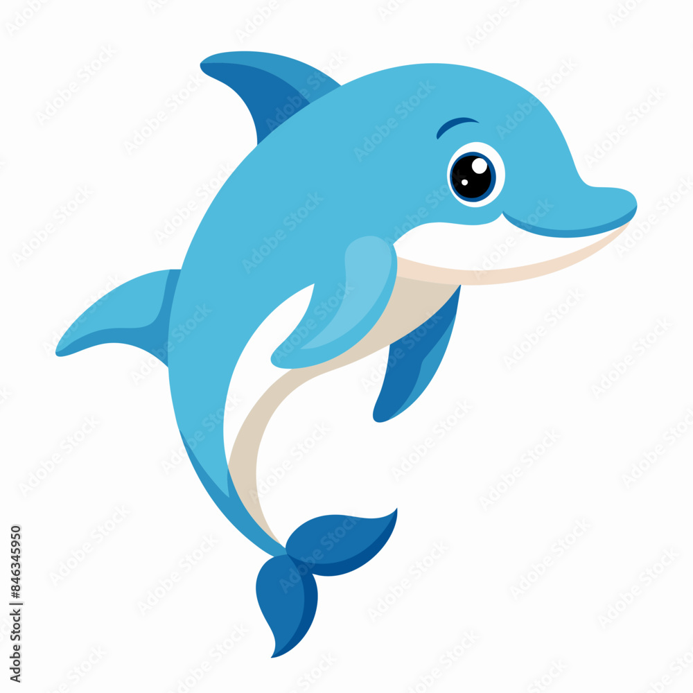 cute dolphin vector artwork illustration svg