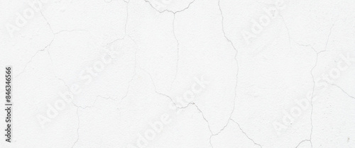 Vector old white grunge concrete wall background with crack texture, cracked wall texture. 