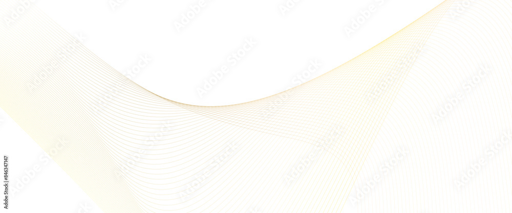 Vector gold pattern of lines abstract Transparent background, blend line gold pattern with wavy stripes of the pattern of gold lines background.