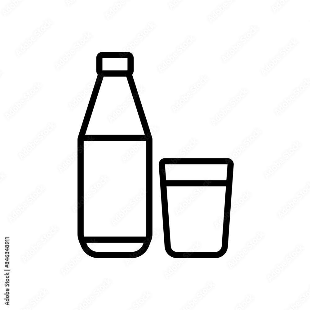Drink Icon Ideal for Beverage and Refreshment Illustrations