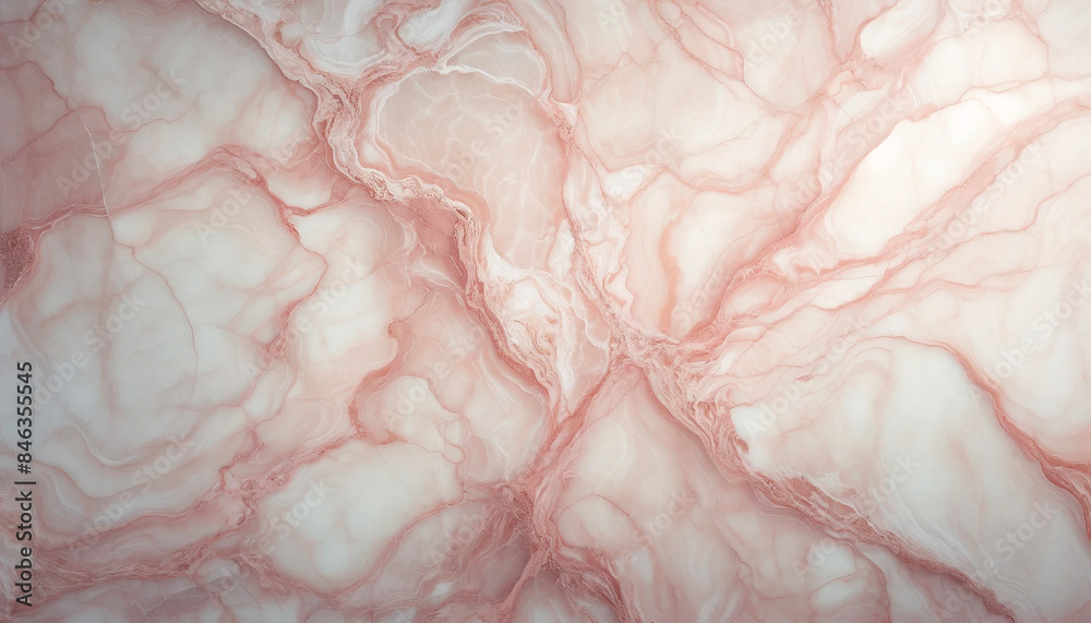 Obraz premium ピンク色の大理石模様のテクスチャー素材