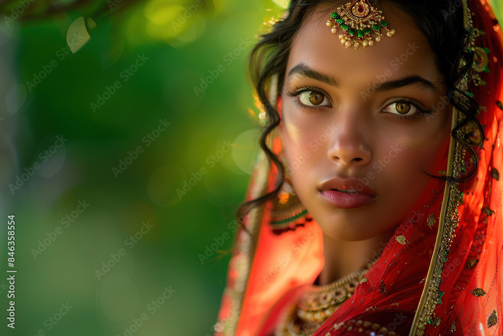 Beautiful Indian Woman Isolated on green Background Attractive Female Confident Elegant Stylish Ethnic Cultural Portrait Studio Photography Beautiful Indian Woman Isolated on green Background Attractive Female Confident Elegant Stylish Ethnic Cultural Portrait Studio Photography