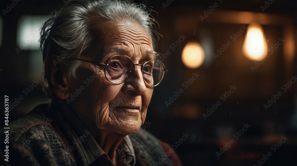 portrait of a senior person portrait of a senior person