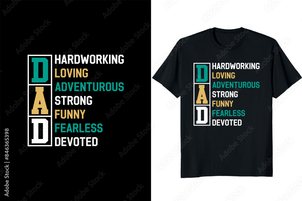 Fototapeta premium Father's day t-shirt design, Dad t shirt design father and son t-shirt, Fathers Day T shirt Designs, Father's Day shirts bundle