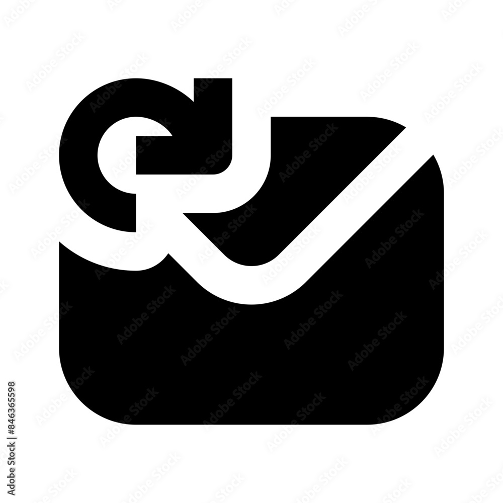 envelope redo black icon envelope redo black icon