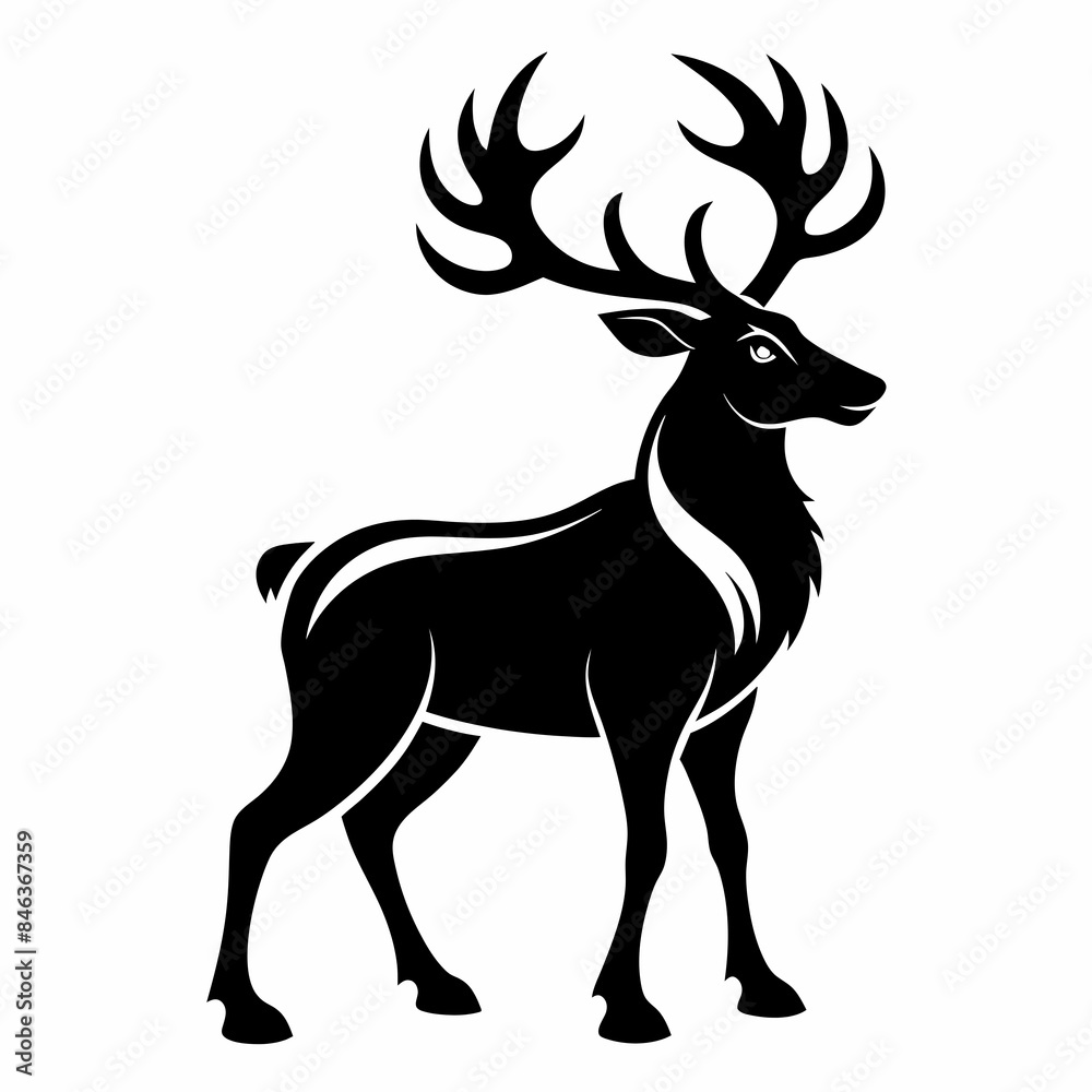 Fototapeta premium deer vector illustration
