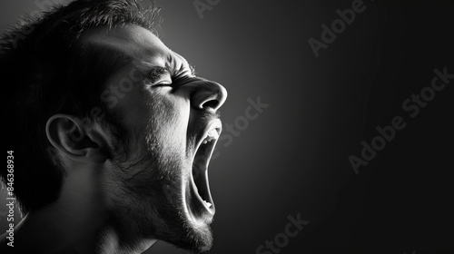 However, shouting excessively can strain vocal cords and lead to hoarseness or vocal damage. photo