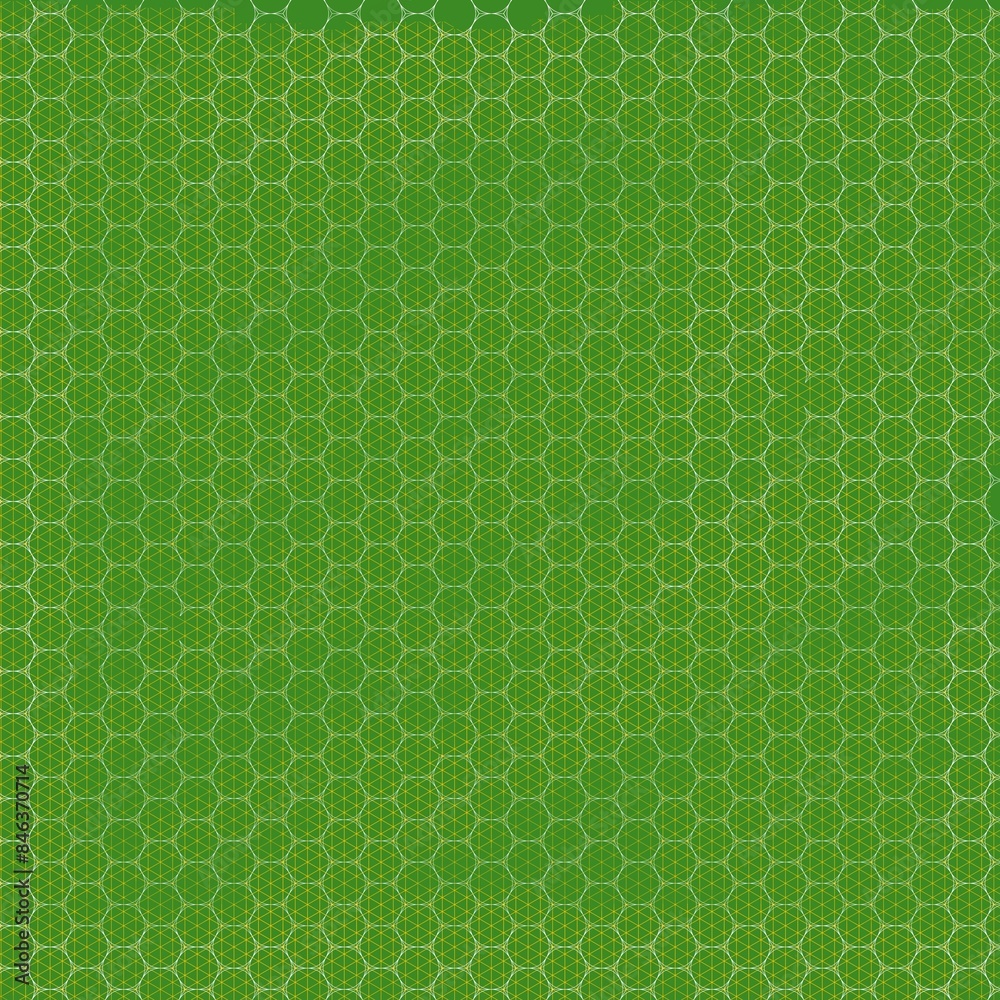 Geometric hexagon pattern, honeycomb olive green  background. Seamless line cube pattern.