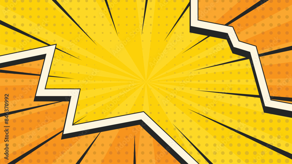 Fototapeta premium Retro Comic Effect Background