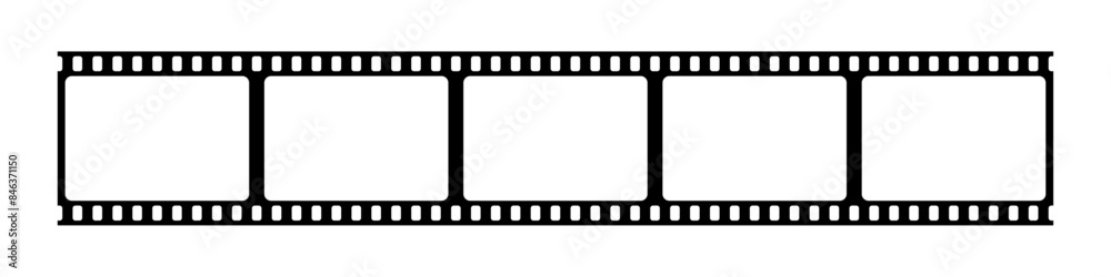 Film strip frame vector isolated on white background. Film strip frame vector isolated on white background.