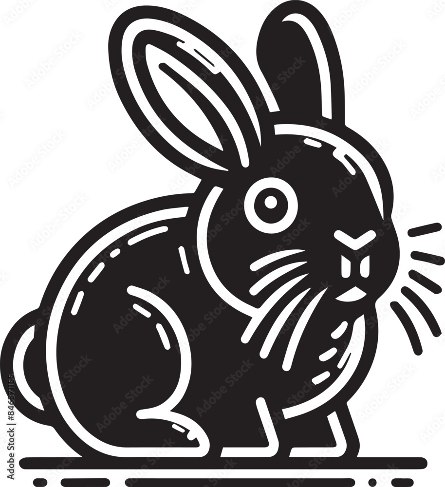 rabbit with a smile rabbit with a smile