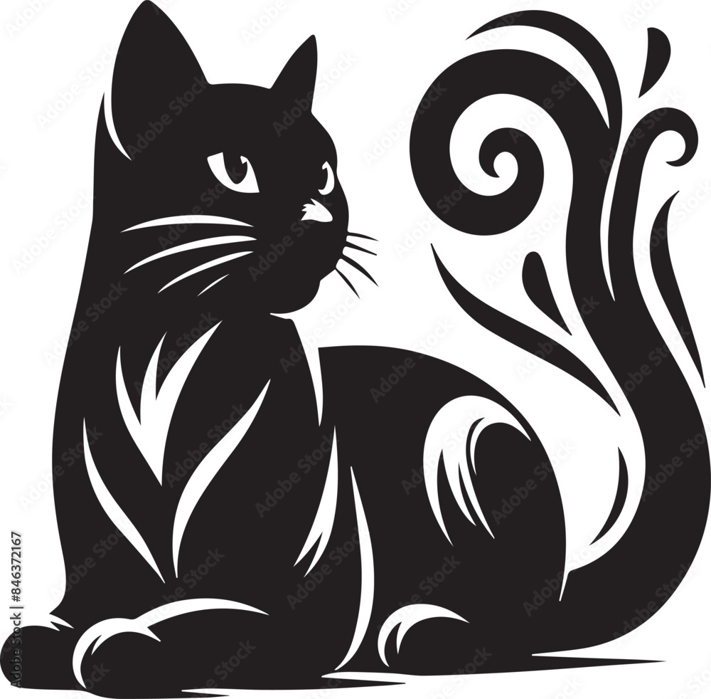 black and white cat black and white cat