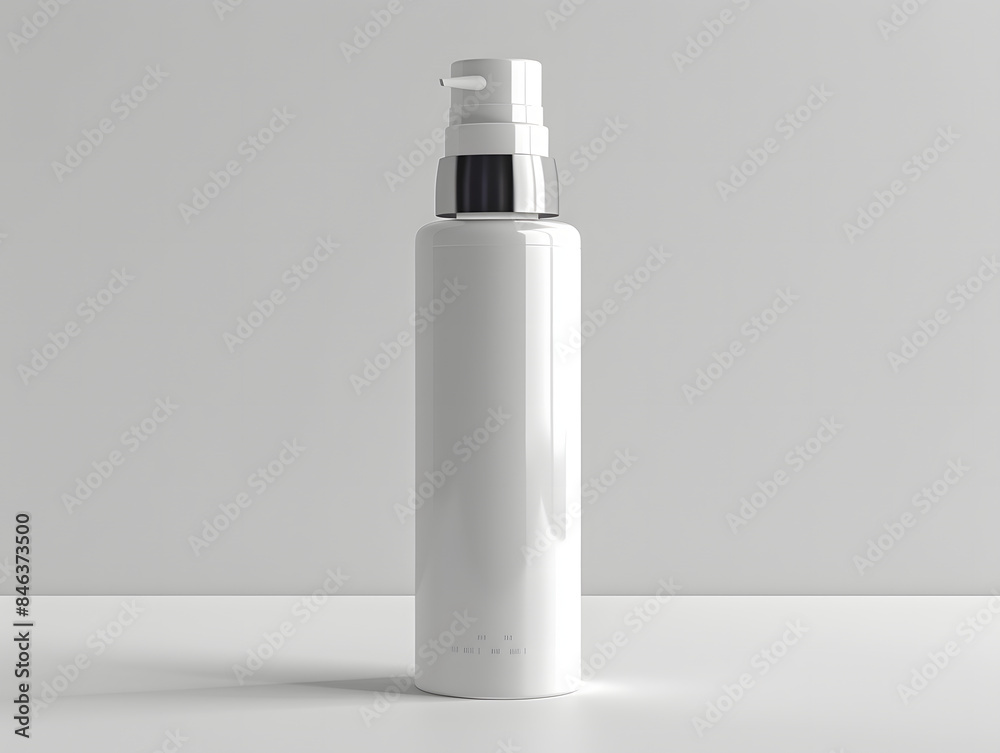 Spray Deodorant Bottle Label Mockup with isolated background Spray Deodorant Bottle Label Mockup with isolated background