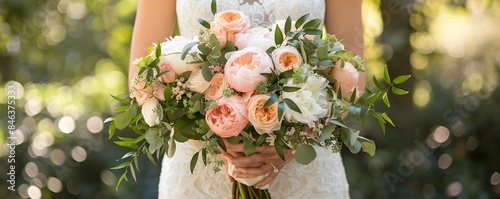 Elegant Bridal Bouquet with...