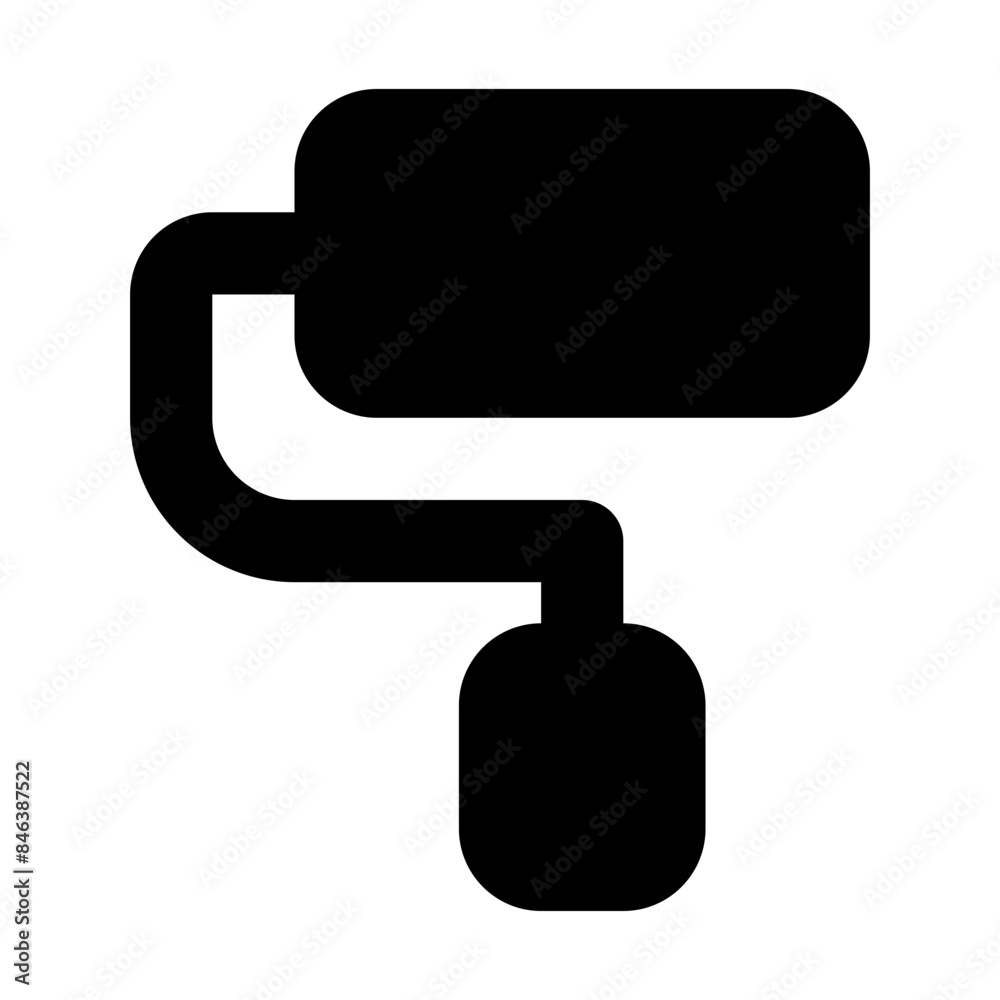 paint tool glyph black icon paint tool glyph black icon