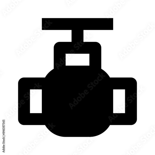 valve glyph black icon