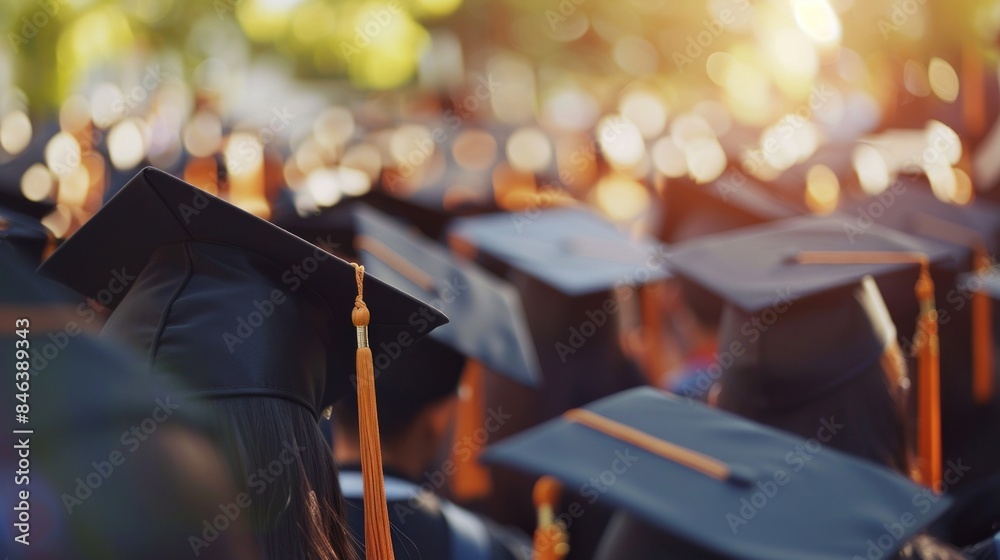 a group of students wearing togas and graduation caps. They gather together for the graduation ceremony. a group of students wearing togas and graduation caps. They gather together for the graduation ceremony.