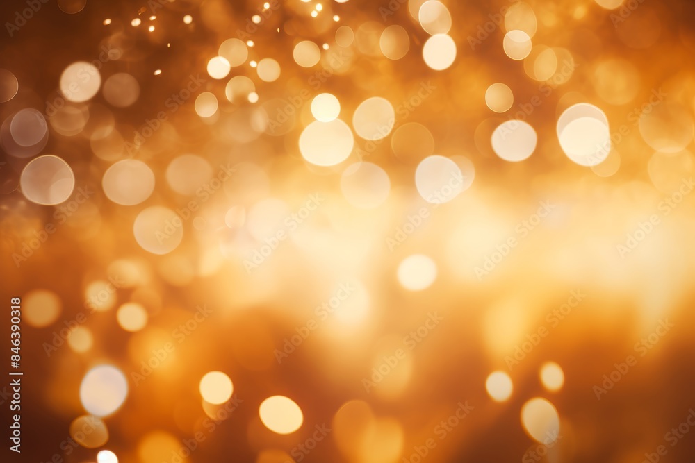 Soft bokeh effect with warm golden lights, perfect for festive themes Soft bokeh effect with warm golden lights, perfect for festive themes