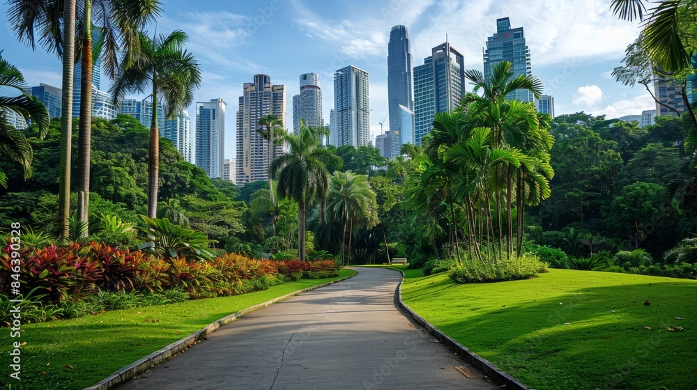 Green and Comfortable City Park Green and Comfortable City Park