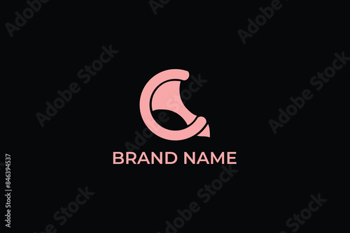 axe logo, creative letter c with axe logo, hammer logo, war logo, worrior, gladiator, abstract hammer with letter c logo