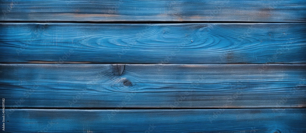 A blue panel with a wood texture creates a captivating background in this copy space image A blue panel with a wood texture creates a captivating background in this copy space image