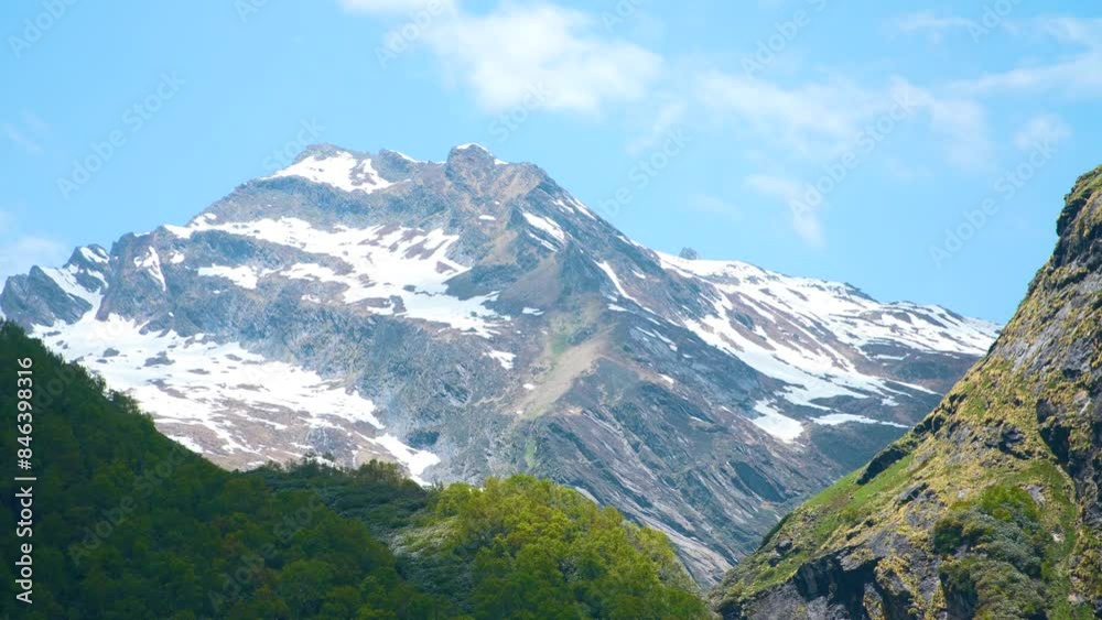snow capped mountains peaks extreme zoom out beatiful landscape Nature Uttarakhand india snow capped mountains peaks extreme zoom out beatiful landscape Nature Uttarakhand india